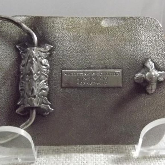 Vintage Scotford Refinery & Shell Gas Belt Buckle - Picture 7 of 10